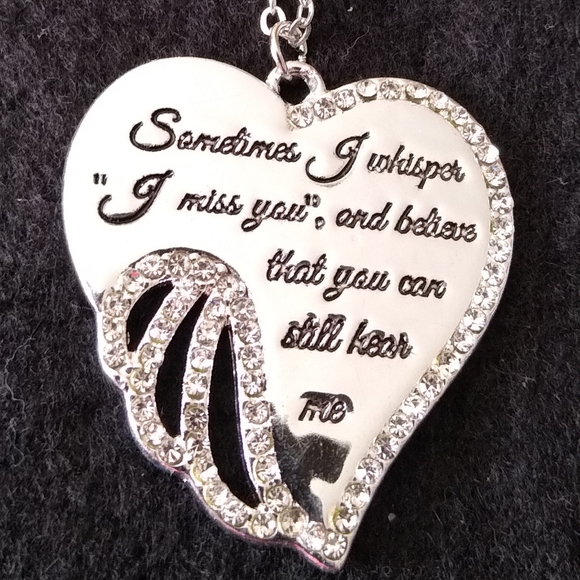 Jewelry - NWT MISSING YOU PENDANT WITH CHAIN